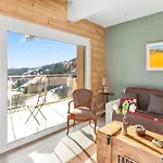 Cosy, Neuf, Vue Panoramique, Centre A 4 Min A Pied * Crans-Montana