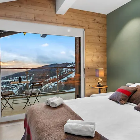Cosy, Neuf, Vue Panoramique, Centre A 4 Min A Pied 크란스몬타나