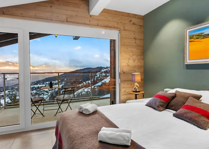 Cosy, Neuf, Vue Panoramique, Centre A 4 Min A Pied Crans-Montana