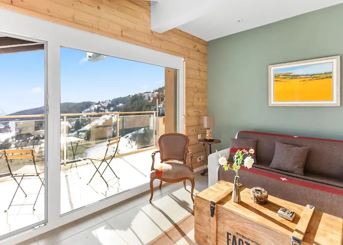 Cosy, Neuf, Vue Panoramique, Centre A 4 Min A Pied * 克莱恩 蒙塔纳