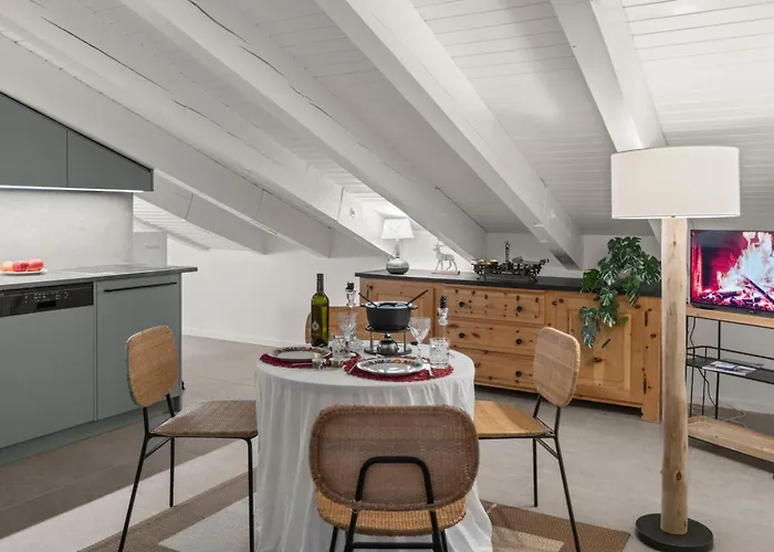 Apartamento Cosy, Neuf, Vue Panoramique, Centre à 4 Min à Pied Crans-Montana